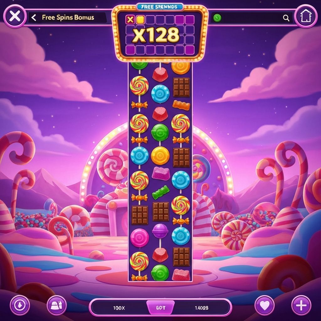 Sugar Rush — режим бесплатных вращений с множителями до x128